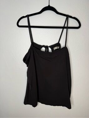 We The Free Black Spaghetti Strap Tank Top